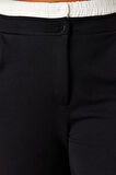 Kadın Yeni Moda Büyük Beden Geniş Paça Uzun Boy Örme Bel Detaylı Örme Pantolon