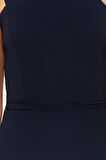 Yeni Regular Gündüz Gece Finike Dokuma Kare Yaka Askılı Kol A-Line Mini Boy Elbise