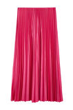 Kadın Moda Stil Maxi Astarsız Örme Piliseli Leopar Baskılı Esnek Örme Etek