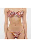 Yeni Puantiyeli Balconette Normal Bel Brief Puantiyeli Balconette Normal Bel Bikini Takımı