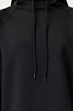 Kadın Tesettür Moda Şık Regular Kapüşonlu Standart Kol Regular Dalgıç Scuba Örme Sweatshirt