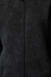 Kadın Regular Bisiklet Yaka Düşük Kol Regular Eskitme Kalın İçi Polarlı Normal Kalıp Örme Sweatshirt