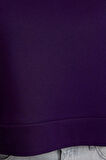 Kadın Bisiklet Yaka Düşük Kol Crop Kalın Polarlı Geniş Kalıp Crop Basic Örme Sweatshirt