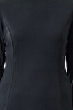 Kadın Moda Şık Regular Dik Yaka Slim Fit Kalıp Örme Care Collection Modal Nervürlü Normal Kalıp Bluz