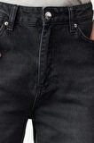 Kadın Moda Şık Kot Pantolon Geniş Paça Regular Boy Denim Yüksek Bel 90S Jeans