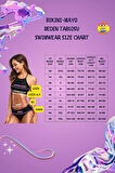 Modern Desenli Bikini Takımı Özel Tasarım Klora Dayanıklı Şık Detaylı Premium Kalite