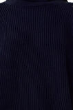 Kadın Moda Şık Balıkçı Yaka Reglan Kol Crop Triko Kazak