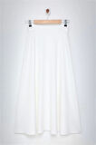 Kadın Moda Stil Midi Astarsız Örme Tesettür Eteği Godeli Örme Etek