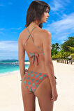 Modern Desenli Bikini Takımı Yaz Koleksiyonu Özel Tasarım Klora Dayanıklı