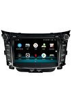 Hyundai I30 Tuşlu Android 12 Carplay Özellikli Navigasyon Multimedya Ekran 2gb Ram + 32gb Hdd