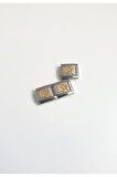 NOMİMATİON CHARM BİLEKLİK CHARM  9 MM  NOMİ ÇELİK ANTİALERJİK NOMİNAL CHARM 316L