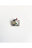 NOMİMATİON CHARM BİLEKLİK CHARM  9 MM  NOMİ ÇELİK ANTİALERJİK NOMİNAL CHARM 316L