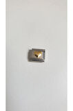 NOMİMATİON CHARM BİLEKLİK CHARM  9 MM  NOMİ ÇELİK ANTİALERJİK NOMİNAL CHARM 316L