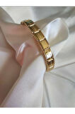 18 Cm Italian Charm Silver Detailed Nomimation Model Stainless Steel Bracelet FMACCESORİES