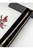 Şıklığın Tamamlayıcısı! Xuping Altın Renk Kadın Bileklik 14 K Gold Renk 17+2 Cm kutulu Renk Atmaz
