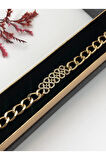Şıklığın Tamamlayıcısı! Xuping Altın Renk Kadın Bileklik 14 K Gold Renk 17+2 Cm kutulu Renk Atmaz