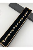 Şıklığın Tamamlayıcısı! Xuping Altın Renk Kadın Bileklik 14 K Gold Renk 17+2 Cm kutulu Renk Atmaz