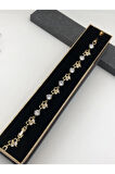 Şıklığın Tamamlayıcısı! Xuping Altın Renk Kadın Bileklik 14 K Gold Renk 17+2 Cm kutulu Renk Atmaz