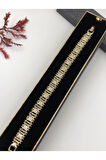 Şıklığın Tamamlayıcısı! Xuping Altın Renk Kadın Bileklik 14 K Gold Renk 18 Cm kutulu Renk Atmaz