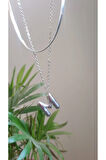 İTALYAN HARFLİ KOLYE İKİLİ BALON M HARFLİ ÇELİK KOLYE 45 CM İTALYAN 55 CM ZİNCİRLİ BİRLEŞİK KADIN