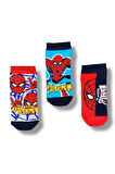 Lisanslı Erkek Çocuk 3 Çift Patik Çorap 22855