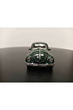 1:36 Volkswagen Beetle Vosvos Çek Bırak Model Araba (haki Yeşil)