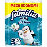 Familia Plus Aile Boyu Kokulu 3 Katlı 3 x 40'lı Tuvalet Kağıdı