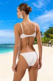 Modern Bağlamalı Bikini Takımı Şık Detaylı Özel Tasarım Esnek Kumaş UV Korumalı Plaj Ve Havuz İçin