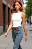 Moda Kayık Yaka Örme Slim Düz Desen Casual Günlük Crop Askılı Kol Bluz