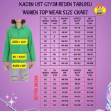 Rahat Günlük Stil Fitted Bluz Vücut Oturan Pamuklu Viskoz Ribana Modern Premium Kalite