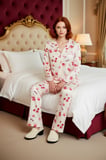Kadın Baskılı Pijama Takımı Fonksiyonel Dayanıklı Kaliteli Konforlu Estetik Premium Modern