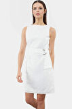 Pamuk Brode Mini Elbise A Kesim Kuşak Detayı Yazlık Rahat Kullanım Özel Tasarım Ve Şık