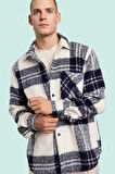 Kadın Erkek Oversize Kareli Flanel Gömlek Ceket Uzun Kollu Günlük Yaz Aylarının Vazgeçilmezi