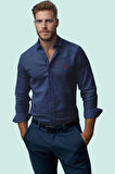 Erkek Klasik Gömlek Uzun Kollu Smart Tasarım Nefes Alan Kumaş Günlük Şıklık Kaliteli Malzeme