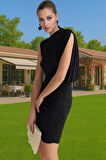 Yazlık Kolsuz Örme Mini Elbise Şık Bodycon Kokteyl Mezuniyet Elbisesi Kaliteli İşçilik Uzun Ömürlü