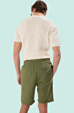 Erkek Yazlık Pamuk Şort Renk Boru Paça Normal Bel Günlük Kullanım Yaz Aylarının Vazgeçilmezi