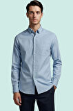 Erkek Klasik Oxford Gömlek Pamuk Regular Fit Kolay Ütü İş Ve Günlük Yaz Aylarının Vazgeçilmezi