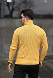 Erkek Balıkçı Yaka Triko Kazak (manken boy 185 kilo 83)%80 pamuk %20 polyester