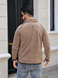 Yarım Fermuarlı Tek Cep Polar Sweat (manken boy 185 kilo 83)