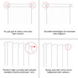 Kadife Dokulu Ekstrafor Büzgülü Badem Ezmesi Rengi Yüksek Kalite Fon Perde Tek Kanat