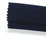 Kadife Dokulu Ekstrafor Büzgülü Lacivert Yüksek Kalite Fon Perde Tek Kanat