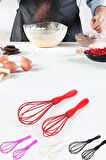 2'li Slikon Çırpıcı Karıştırıcı Yumurta Çırpıcı Pasta Sos Çırpıcı