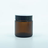 15 ADET BOŞ CAM KREM KAVANOZU, 100 ML, SİLİNDİR MODEL, AMBER