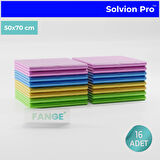 16 Adet FANGE Solvion Pro™ Temizlik Bezi, Büyük Boy 50 x 70, Yeni Nesil Temizlik Bezi