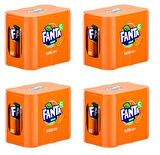 Fanta Portakal Aromalı Gazoz 250 Ml X 24 Adet