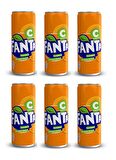 Fanta Portakal Aromalı Gazoz 330 Ml X 6 Adet