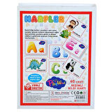 Çocuk Playwood Eğitici Resimli Bilgi Kartı Harfler