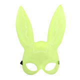 Çocuk Karanlıkta Yanan Glow Floresan Tavşan Maskesi 32x22 cm