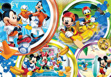 Çocuk KS Mickey Mouse Puzzle 200 Parça