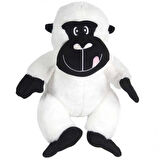 Çocuk Uyku Arkadaşı Goril Peluş Beyaz 34 cm